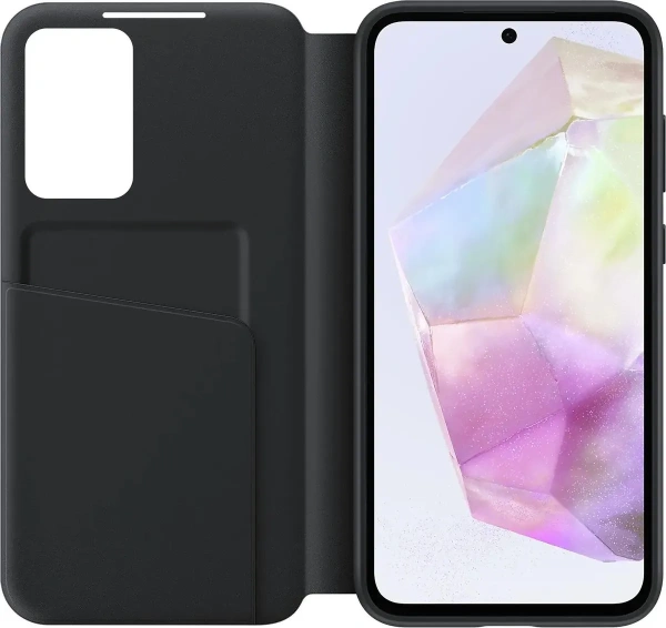 Чехол Samsung Smart View Wallet Case A35 5G (черный)