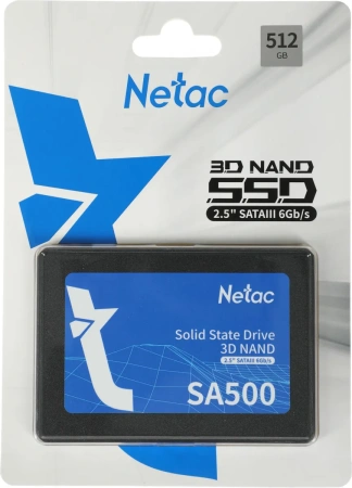 Внутренний SSD-накопитель Netac SA500 512GB NT01SA500-512-S3X