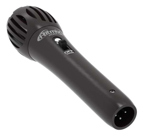 Проводной микрофон Ritmix RDM-130 (черный)