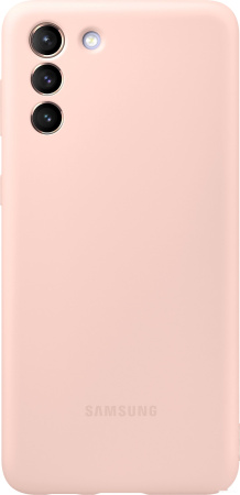 Чехол Samsung Silicone Cover для Galaxy S21+ (розовый)
