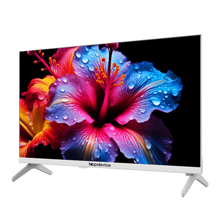 Телевизор Topdevice LED Frameless CN04 TDTV24CN04H_WE (24", 1366x768, белый)
