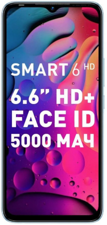 Смартфон Infinix Smart 6 HD 2GB/32GB (голубой)