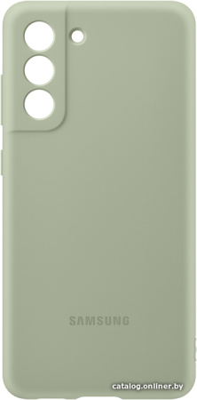 Чехол Samsung Silicone Cover для S21 FE, Olive
