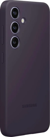 Чехол-накладка Samsung Silicone Case S24+ (темно-фиолетовый)