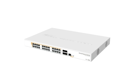 Управляемый коммутатор 3-го уровня Mikrotik CRS328-24P-4S+RM