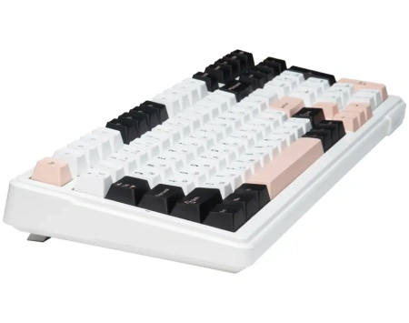 Клавиатура AULA F99 (белый/розовый/черный)