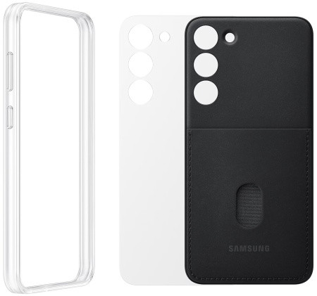 Чехол-накладка Samsung Frame Case S23+ (черный)