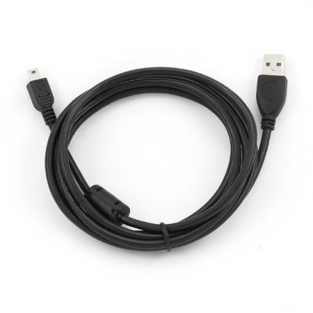 Кабель USB Type-A - miniUSB Cablexpert CCF-USB2-AM5P-6 (USB 2.0, 1.8 м, черный)