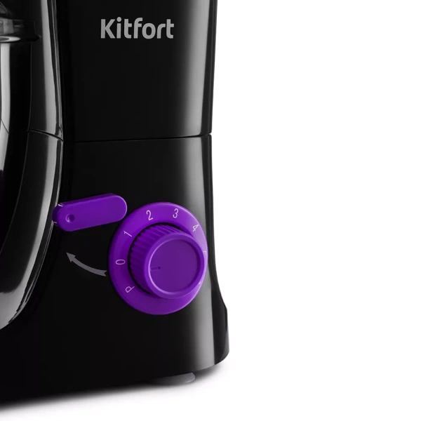 Планетарный миксер Kitfort KT-3044-1 черно-фиолетовый