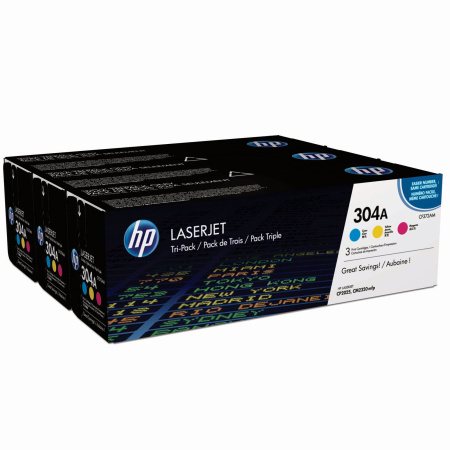 Картридж HP 304A 3-pack CF372AM