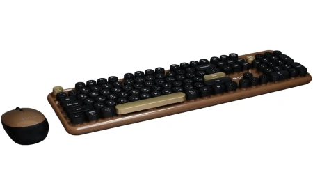 Беспроводной набор набор клавиатура + мышь AULA AC306_CFBK (коричневый/черный)