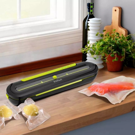 Вакууматор Kitfort KT-1522-2 (черно-салатовый)