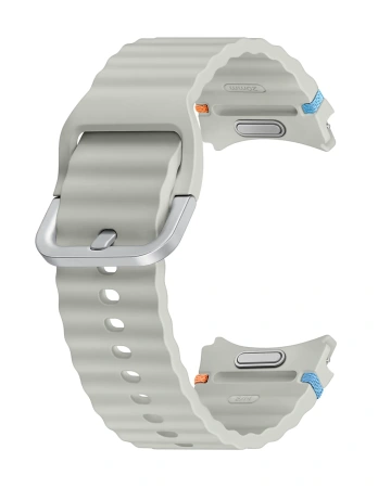 Ремешок Samsung Sport Galaxy Watch7 ET-SNL30SSEGRU (20мм, S/M, серебристый)