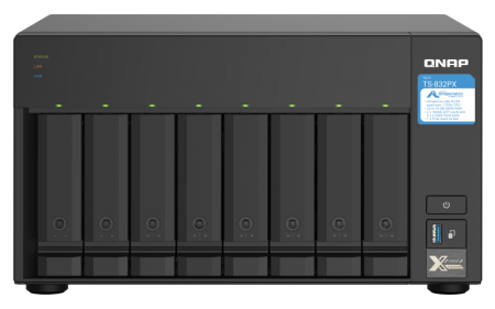 Сетевой накопитель QNAP TS-832PX-4G