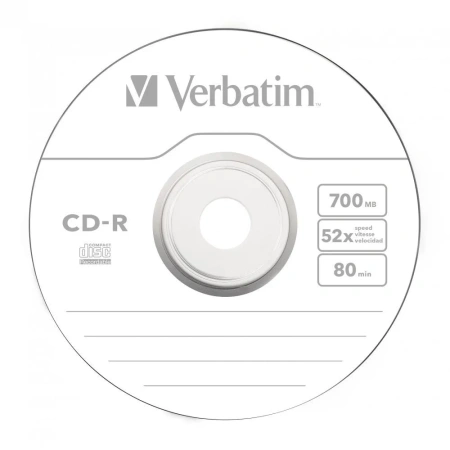 Диск CD-R Verbatim Extra Protection 700Mb 52x (1 шт)