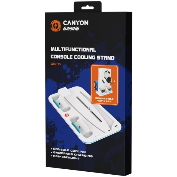 Многофункциональная подставка Canyon CS-PS5 (белый)