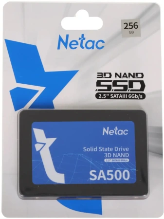 Внутренний SSD-накопитель Netac SA500 256GB NT01SA500-256-S3X