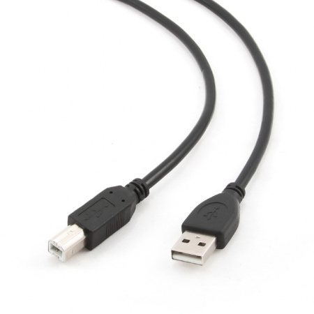 Кабель USB Type-A - Type-B Cablexpert CCP-USB2-AMBM-10 (USB 2.0, 3м, черный)