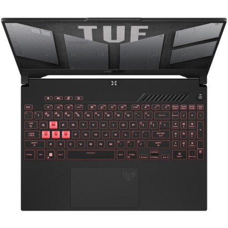 Ноутбук ASUS TUF Gaming A15/ FA507NUR-LP044/ R7-7435HS/ 15.6 FHD AG Value IPS-level 16:9 144Hz/ RTX 4050 6GB/ 16GB/ 512GB/ DOS/ noODD/ Mecha Gray