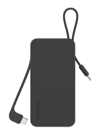 Портативное зарядное устройство Momax 1-Power Vital+ IP138 10000mAh (Type-C, 30W, черный)