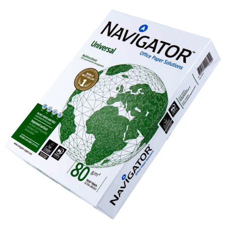Бумага Navigator Universal A4, 80г/м2, 500л, класс А