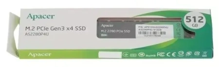 Внутренний SSD-накопитель Apacer AS2280P4U 512GB AP512GAS2280P4U
