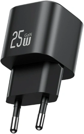 Сетевое зарядное Usams CC289 25W GaN (черный)