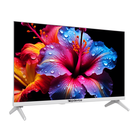 Телевизор Topdevice LED Frameless CN04 TDTV24CN04H_WE (24", 1366x768, белый)