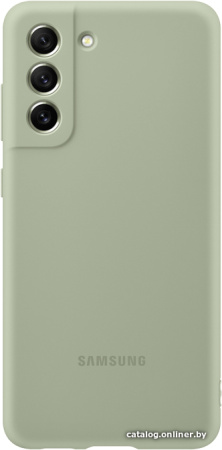 Чехол Samsung Silicone Cover для S21 FE, Olive