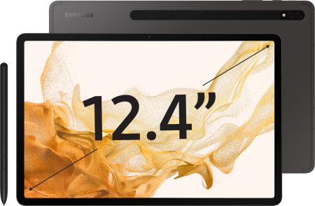 Планшет Samsung Galaxy Tab S8+, экран 12.4", 256Gb, Wi-fi, Gray