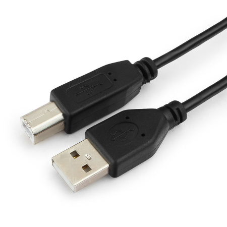 Кабель USB Type-A - Type-B Гарнизон GCC-USB2-AMBM-1M (USB 2.0, 1м, черный)