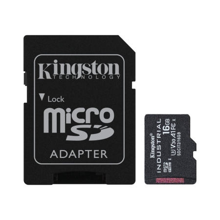 Карта памяти Kingston 16GB Industrial microSDHC SDCIT2/16GB