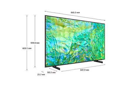 Телевизор Samsung UE43CU8000UXRU (43", Smart TV, Crystal 4K)