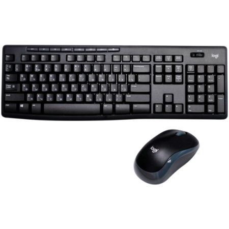 Беспроводная клавиатура + мышь Logitech Wireless Combo MK270 920-003381 (черный)