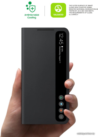 Чехол Samsung Smart Clear View Cover для S21 FE, Black