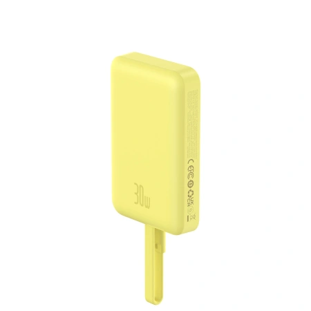 Внешний аккумулятор Baseus Magnetic Fast Charge Power Bank Type-C Edition 30W 10000mAh (желтый)