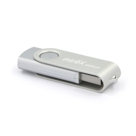 Флешка 256GB Mirex Color Blade Swivel USB 3.0 13600-FM3SS256 (серебристый)