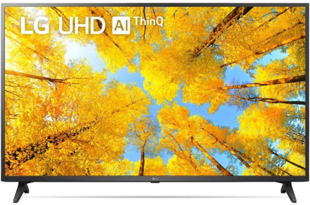Телевизор LG 55UQ75006LF, 55", черный, СТБ