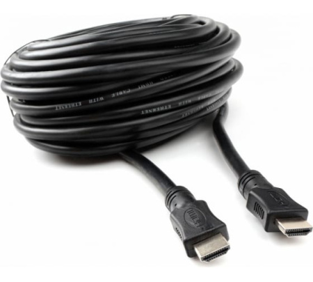 Кабель Cablexpert HDMI CC-HDMI4L-15M, 15м, v2.0, 19M/19M, серия Light, черный, позол.разъемы, экран,
