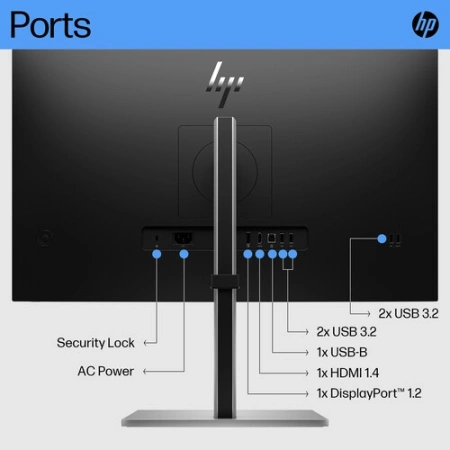 Монитор HP E27 G5 / 27" / IPS / 16:9 / FHD / 75Hz / 5ms