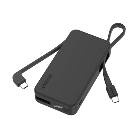 Портативное зарядное устройство Momax 1-Power Vital+ IP138 10000mAh (Type-C, 30W, черный)
