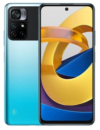 Смартфон POCO M4 PRO 5G 4GB/64GB Cool Blue EU (21091116AG)