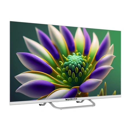 Телевизор Topdevice TDTV32CS04HWE (32", 1366x768, VA, Smart TV, Wi-Fi, белый)