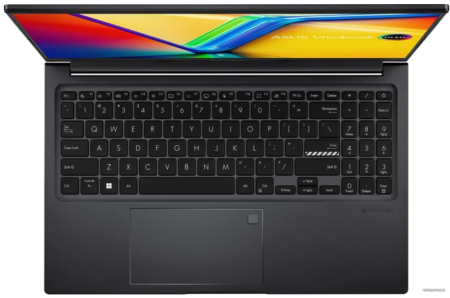 Ноутбук ASUS Vivobook 15 OLED/ X1505VA-L1734/ i5-13420H/ 15.6 FHD OLED 16:9 AG/ Intel Iris Xe Graphics/ 16GB/ 512GB/ DOS/ noODD/ FPR/  Indie Black