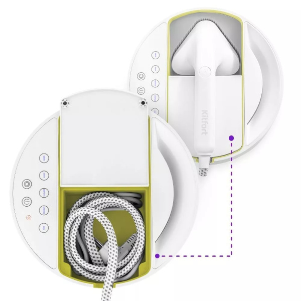 Отпариватель Kitfort KT-9110-2 (бело-салатовый)