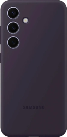Чехол-накладка Samsung Silicone Case S24+ (темно-фиолетовый)