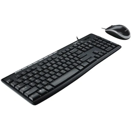 Клавиатура + мышь Logitech MK200 920-002694 (черный)