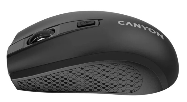 Мышь беспроводная Canyon MW-7 (оптическая, 4 кнопки, цвет черный)