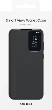Чехол Samsung Smart View Wallet Case A55 5G (черный)