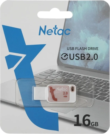 Флешка 16GB Netac UA31 FlashDrive (USB2.0, розовый)